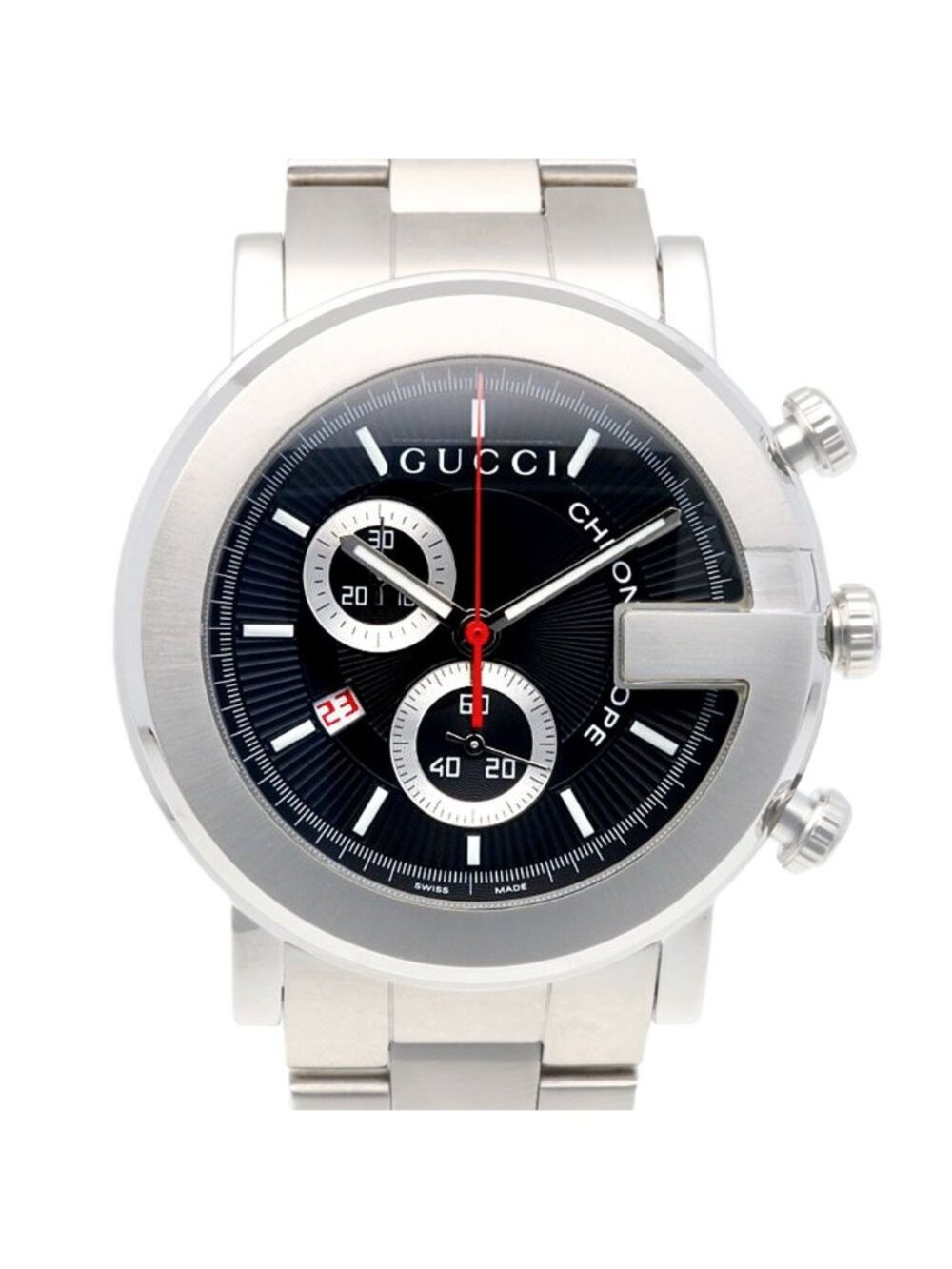 Gucci Chrono Watches Stainless Steel le Quo Refreshed Watch
